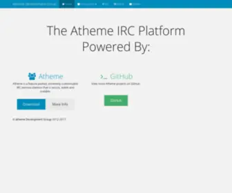 Atheme.org(The Atheme Project) Screenshot