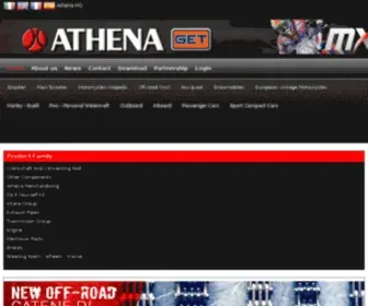 Athena-AD.com(Motorcycle & Motorsport parts) Screenshot