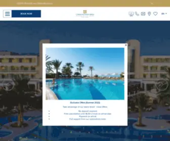 Athena-CBH.com(Athena Beach Hotel) Screenshot