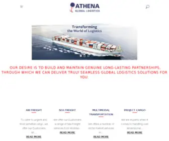 Athena-Logistics.com(Global Freight Forwarding Company in Andheri) Screenshot