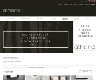 Athena.co.nz(Athena Bathrooms) Screenshot