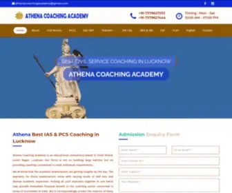 Athenacoachingacademy.com(Athena Coaching Academy) Screenshot