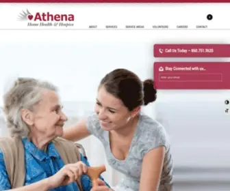 Athenahhc.com(Athena Home Health & Hospice) Screenshot