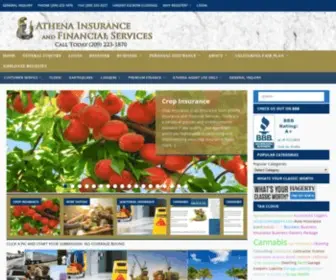 Athenainsurance.com(S Valencia International) Screenshot
