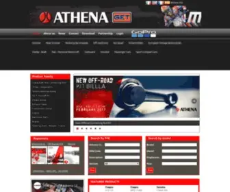 Athenaparts.com(Motorcycle & Motorsport parts) Screenshot
