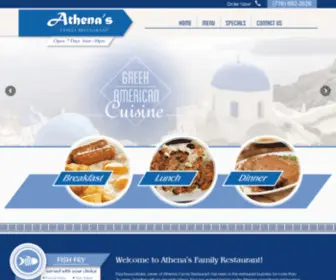 Athenasfamilyrestaurant.com(Athena's Family Restaurant) Screenshot