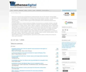 Atheneadigital.net(Athenea Digital) Screenshot