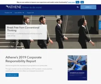 Athene.com(Retirement Services Company) Screenshot