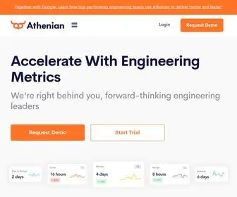 Athenian.co(Metrics & Insights For Modern Engineering Teams) Screenshot