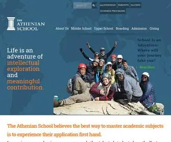 Athenian.org(The Athenian School) Screenshot