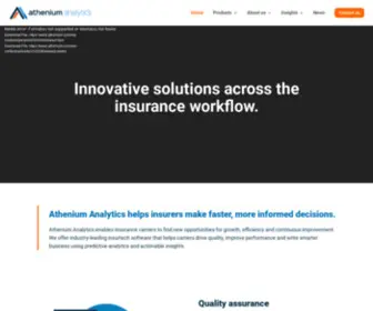 Athenium.com(Athenium Analytics) Screenshot