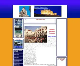 Athens-Cruises.com(Athens Vacation Cruises) Screenshot