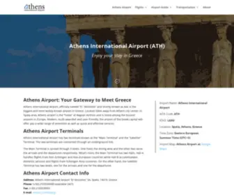 Athens-International-Airport.com(Athens International Airport. All Useful Information) Screenshot