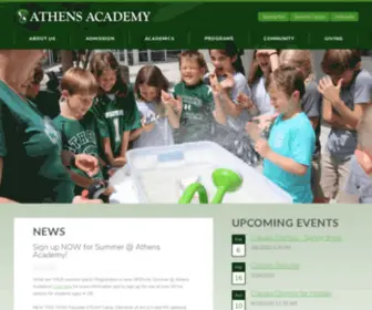 Athensacademy.org(Athens Academy) Screenshot