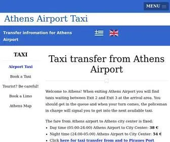 Athensairporttaxi.com(Athens Airport taxi transfer. From Athens Airport (ATH)) Screenshot