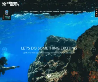 Athensdiversclub.com(Athens Divers Club) Screenshot