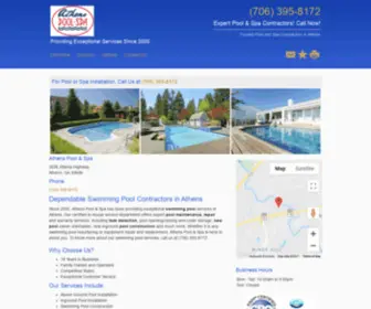 Athensgapoolspa.com(Athens Pool & Spa) Screenshot