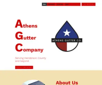 Athensguttercompany.com(Athens Gutter Co) Screenshot