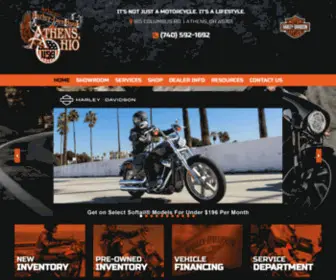 Athensharleydavidson.com(Athens Harley) Screenshot