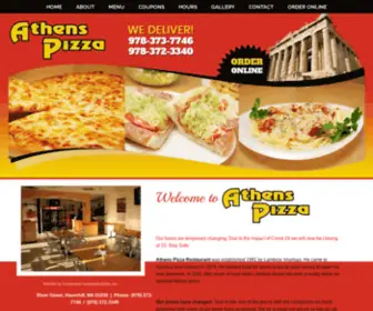 Athenspizzahaverhill.com(Athens Pizza Restaurant) Screenshot