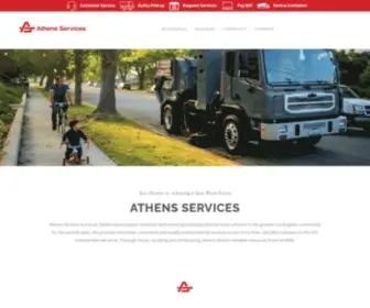 Athensservices.com(Athens Services) Screenshot