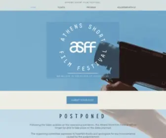 Athensshortfilmfest.com(Athens Short Film Festival) Screenshot