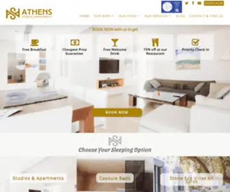 Athensstudios.gr(Athens Studios & Apartments) Screenshot