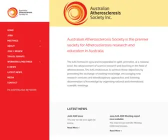 Athero.org.au(Australian Atherosclerosis Society) Screenshot