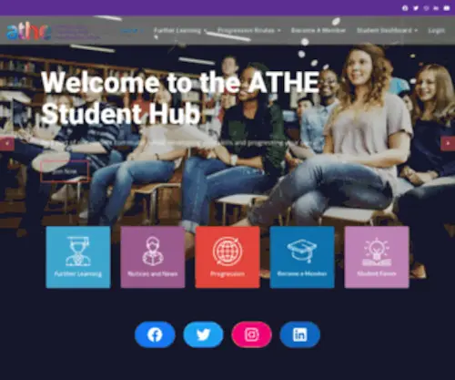 Athestudenthub.co.uk(ATHE Student Hub) Screenshot