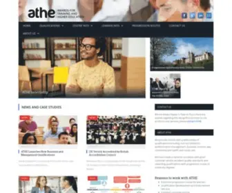 Atheuk.com(Awards for Training and Higher Education) Screenshot