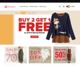 Athicart.com(Best Online Shopping Website for Discounted Deals) Screenshot