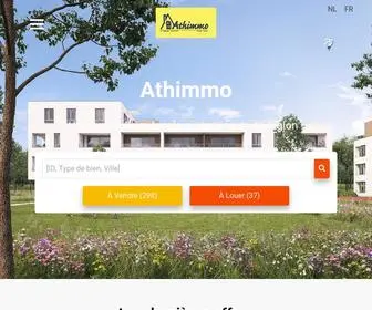 Athimmo.be(Immobilière) Screenshot