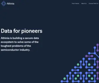 Athinia.com(Smart data collection & collaborative analytics) Screenshot