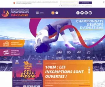 Athle2020.paris(Accueil) Screenshot