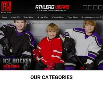 Athleadwears.com(Athlead Wears) Screenshot