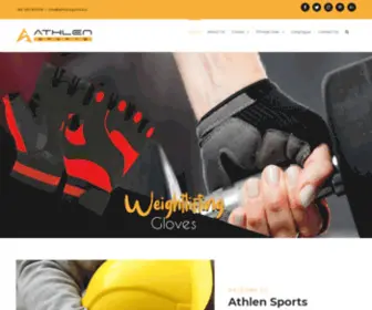 Athlensports.biz(Manufacturer and Exporter) Screenshot