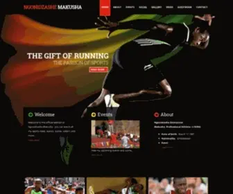 Athlete-Ngonimakusha.com(The Official website of Ngonidzashe Makusha) Screenshot