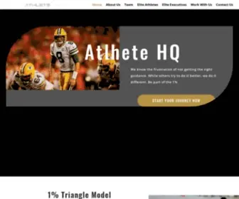 Athletehq.com(Training the most elite athletes) Screenshot