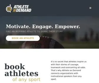 Athleteondemand.com(Athletes on Demand) Screenshot