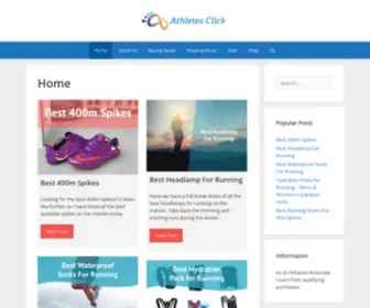 Athletesclick.com(This website) Screenshot