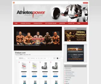 Athletespower.com(Bodybuilding Blog) Screenshot