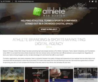 Athletewebdesign.com(Athlete Web Design) Screenshot