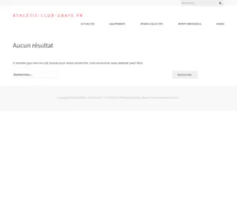 Athletic-Club-Ubaye.fr(Challenge des trails de Provence) Screenshot