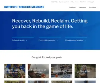 Athletic-Medicine.org(Athletic Medicine) Screenshot