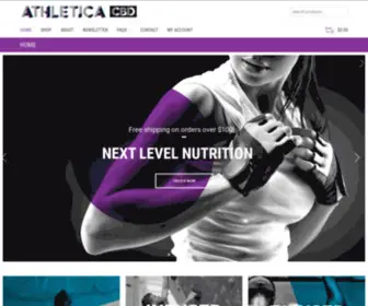 Athleticacbd.com(Athletica CBD) Screenshot