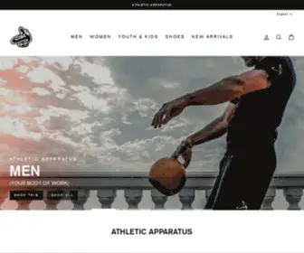 Athleticapparatussportswear.com(Our company) Screenshot