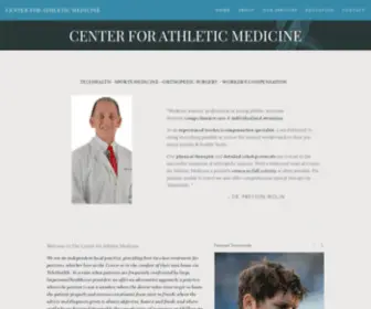 Athleticmed.com(Center for Athletic Medicine) Screenshot