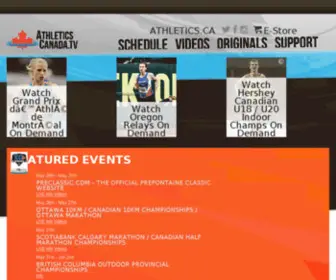 Athleticscanada.tv(Home for live) Screenshot