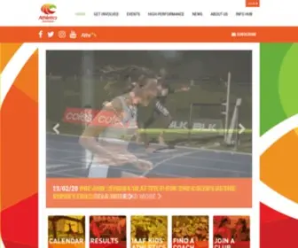 Athletics.com.au(Athletics Australia) Screenshot