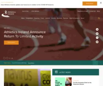 Athleticsireland.ie(Athletics Ireland) Screenshot
